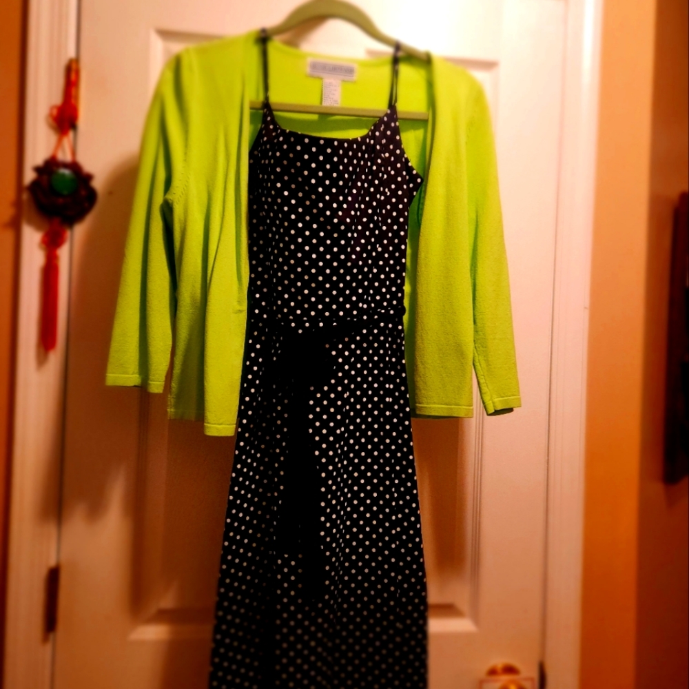 Ladies dress with shrug